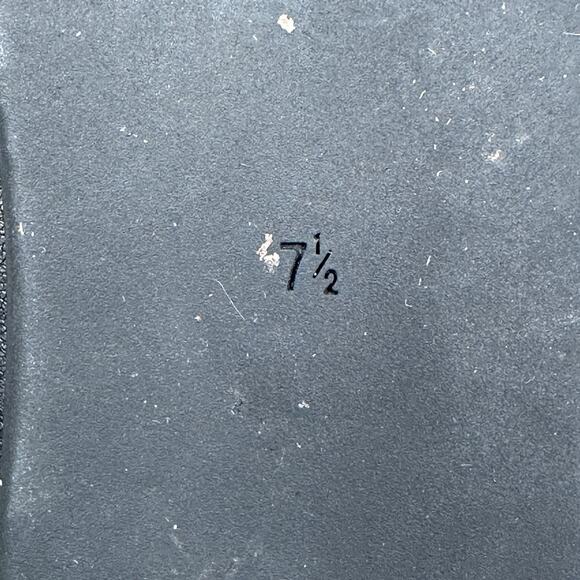 Tory Burch Everly Ballet Flats Women’s 7.5 Black Leather Gold Logo Slip-On Shoes - Picture 8 of 10